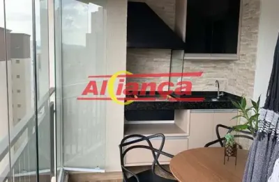 Lindo Apartamento 3 Dormitórios sendo 1 suíte, Varanda gourmet  - The Gate - Guarulhos