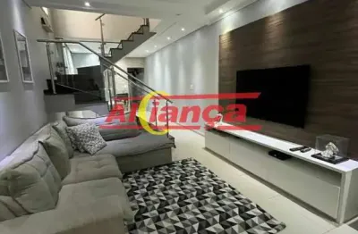 Belíssimo sobrado moderno 3 dorms/1 suite/ sacada/2 vagas  jd. sta clara