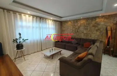 Casa térrea à venda com 3 quartos 1 suíte, 171m² - 6 vagas no jardim bela vista - guarulhos/sp