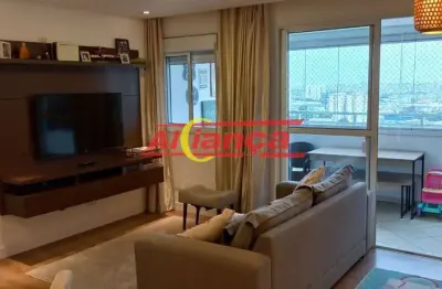 Apartamento com 3 dormitórios à venda, 95m² - vila augusta - guarulhos/sp