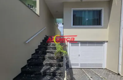 Sobrado 3 domitórios, 6 vagas, 225m² santa mena - guarulhos - sp