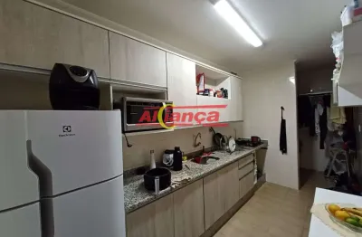 Apartamento com 2 dormitórios à venda, 60 m² - centro -  guarulhos/sp