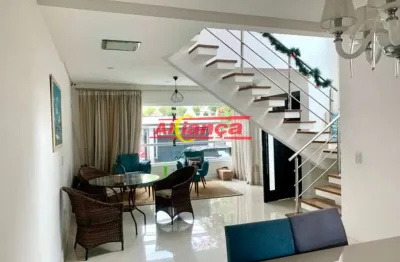 Sobrado com 3 dormitórios à venda, 252m² - vila augusta - guarulhos/sp