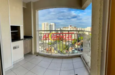 Apartamento com 2 dormitórios à venda, 76m² - vila augusta - guarulhos/sp