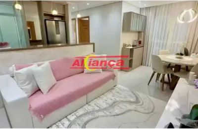 Apartamento com 2 dormitórios à venda,  - jardim flor da montanha - guarulhos/sp