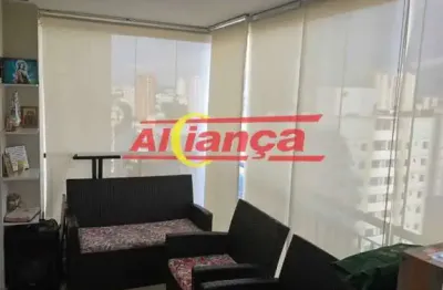 Apartamento para venda com 3 quartos, 2 vagas, 82m²- jardim zaira - guarulhos.gru/sp.