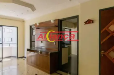 Apartamento com 3 quartos e 2 vagas a venda - 81m², vila rosalia - guarulhos.gru/sp.