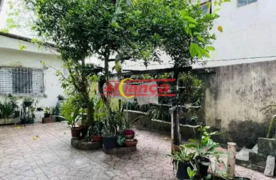 Casa térrea com 4 dormitórios e 2 salões comerciais à venda no Parque Continental III Guarulhos