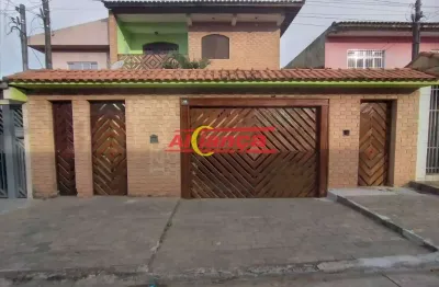 Sobrado com 5 dormitórios a venda, com piscina - jardim bom clima - guarulhos/sp