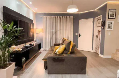 Sobrado à venda, 118 m² por r$ 920.000,00 - vila homero thon - santo andré/sp