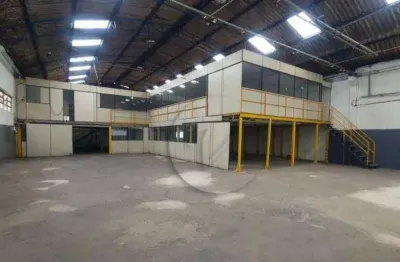 Galpão para alugar, 900 m² por r$ 20.583,41/mês - condomínio maracanã - santo andré/sp