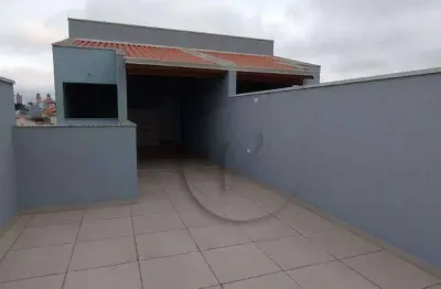 Cobertura com 2 dormitórios à venda, 100 m² por r$ 471.000,00 - parque das nações - santo andré/sp