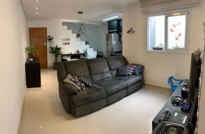 Cobertura com 3 dormitórios à venda, 150 m² por r$ 747.300,00 - vila américa - santo andré/sp
