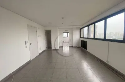 Sala para alugar, 34 m² por r$ 2.993,00/mês - vila assunção - santo andré/sp