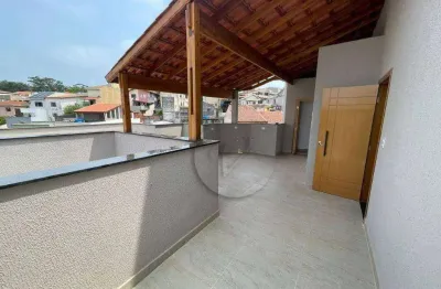 Cobertura com 2 dormitórios à venda, 94 m² por r$ 475.000,00 - parque das nações - santo andré/sp