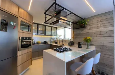 Apartamento triplex com 1 dormitório à venda, 128 m² por r$ 1.500.000,00 - jardim - santo andré/sp