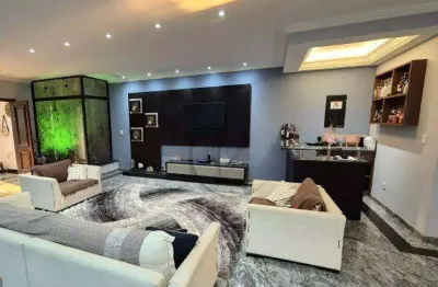 Sobrado para alugar, 536 m² por r$ 15.807,97/mês - vila alzira - santo andré/sp