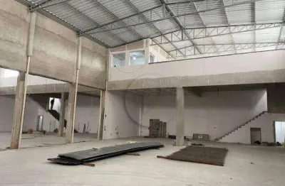 Galpão para alugar, 1100 m² por r$ 40.772,32/mês - utinga - santo andré/sp