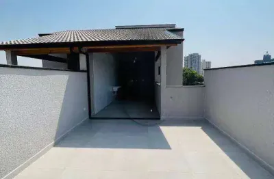 Cobertura à venda, 110 m² por r$ 530.000,00 - vila eldízia - santo andré/sp
