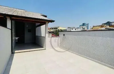Cobertura à venda, 100 m² por r$ 530.000,00 - vila eldízia - santo andré/sp