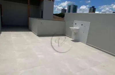 Cobertura com 2 dormitórios à venda, 105 m² por r$ 545.000,00 - parque das nações - santo andré/sp