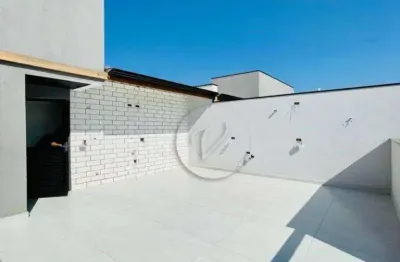Apartamento triplex com 2 dormitórios à venda, 105 m² por r$ 550.000,00 - vila homero thon - santo andré/sp