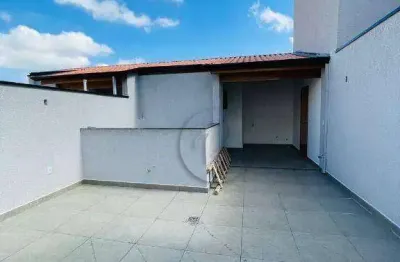 Cobertura com 80,00 m² no jardim bela vista em santo andré, próximo a avenida portugal.