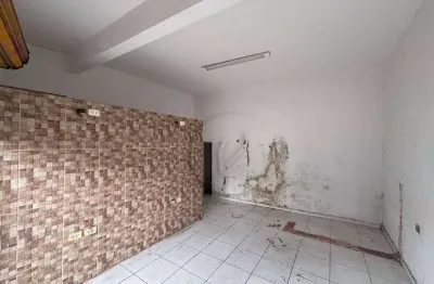 Salão para alugar, 30 m² por r$ 980,00/mês - vila lutécia - santo andré/sp