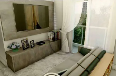 Apartamento com 2 dormitórios à venda, 46 m² por r$ 350.000,00 - vila aquilino - santo andré/sp