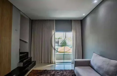 Cobertura com 2 dormitórios à venda, 140 m² por r$ 780.000,00 - vila assunção - santo andré/sp