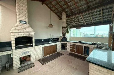 Cobertura com 3 dormitórios à venda, 70 m² por r$ 680.000,00 - vila alzira - santo andré/sp