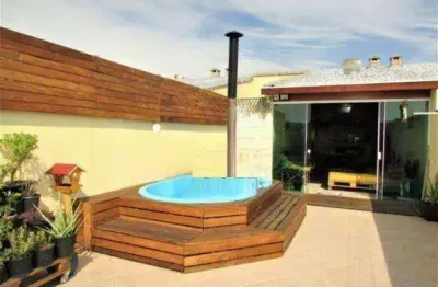 Cobertura com 3 dormitórios à venda, 200 m² por r$ 960.000,00 - jardim santo antônio - santo andré/sp