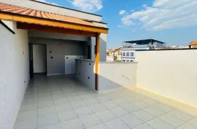 Cobertura com 86,00m² no jardim teles de menezes em santo andré.