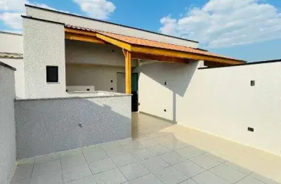 Cobertura com 79,00m² no jardim teles de menezes em santo andré.