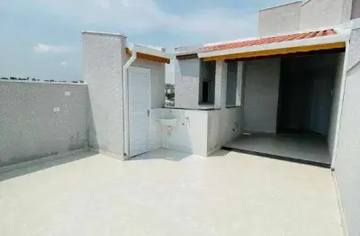 Cobertura com 2 quartos à venda na Rua Cajuru, Vila Pires, Santo André