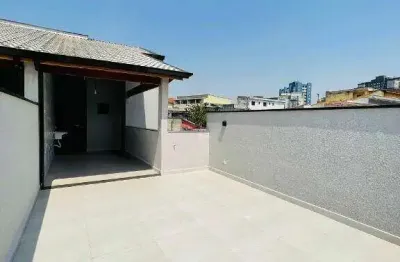 Cobertura à venda, 100 m² por r$ 530.000,00 - vila eldízia - santo andré/sp