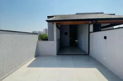 Cobertura à venda, 100 m² por r$ 530.000,00 - vila eldízia - santo andré/sp