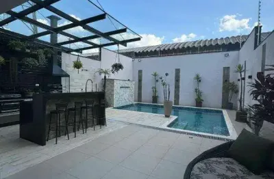 Sobrado com 3 dormitórios à venda, 386 m² por r$ 2.700.000,00 - vila pires - santo andré/sp