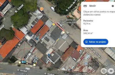 Terreno à venda, 348 m² por r$ 650.000,00 - jardim stetel - santo andré/sp