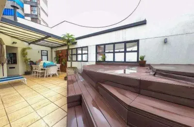 Cobertura à venda, 357 m² por r$ 2.989.999,90 - jardim - santo andré/sp