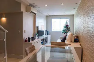 Cobertura à venda, 146 m² por r$ 820.000,00 - vila guiomar - santo andré/sp