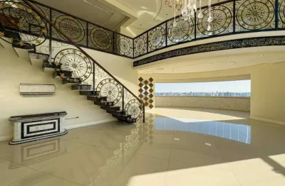 Apartamento duplex com 5 dormitórios à venda, 649 m² por r$ 4.000.000,00 - vila assunção - santo andré/sp