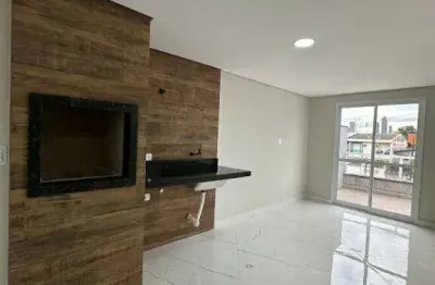 Cobertura com 2 dormitórios à venda, 115 m² por r$ 640.000,00 - vila linda - santo andré/sp