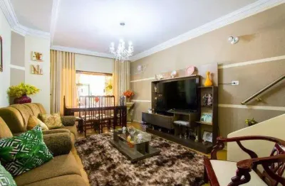 Casa com 3 dormitórios à venda, 179 m² por r$ 990.000,00 - vila alzira - santo andré/sp
