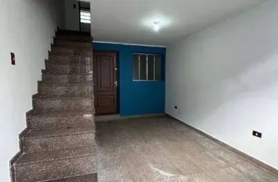 Sobrado com 3 dormitórios para alugar, 88 m² por r$ 2.500,00/mês - vila são pedro - santo andré/sp