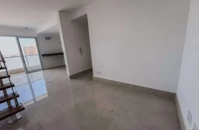 Cobertura com 2 dormitórios para alugar, 132 m² por r$ 6.549,84/mês - jardim - santo andré/sp