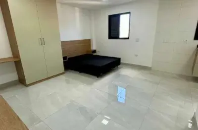 Studio com 1 dormitório para alugar, 27 m² por r$ 1.280,00/mês - condomínio maracanã - santo andré/sp