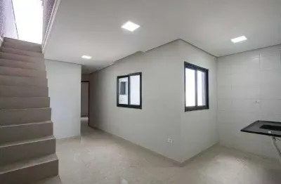 Cobertura com 2 dormitórios, 100 m² - venda por r$ 430.000,00 ou aluguel por r$ 2.857,25/mês - vila helena - santo andré/sp
