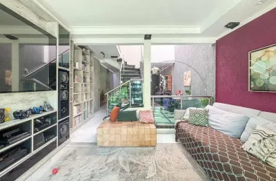 Sobrado com 3 dormitórios, 210 m² - venda por r$ 1.900.000,00 ou aluguel por r$ 18.080,00/mês - vila guiomar - santo andré/sp