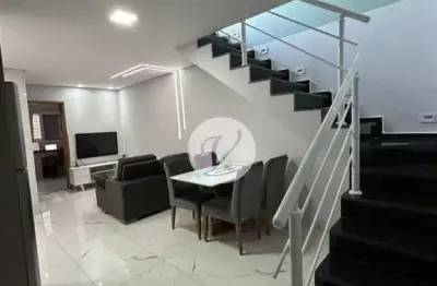 Cobertura mobiliada de 1 suíte em vila pires, santo andré – 90m², 1 vaga